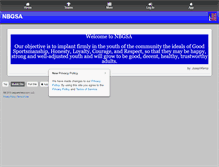 Tablet Screenshot of nbgsasoftball.com